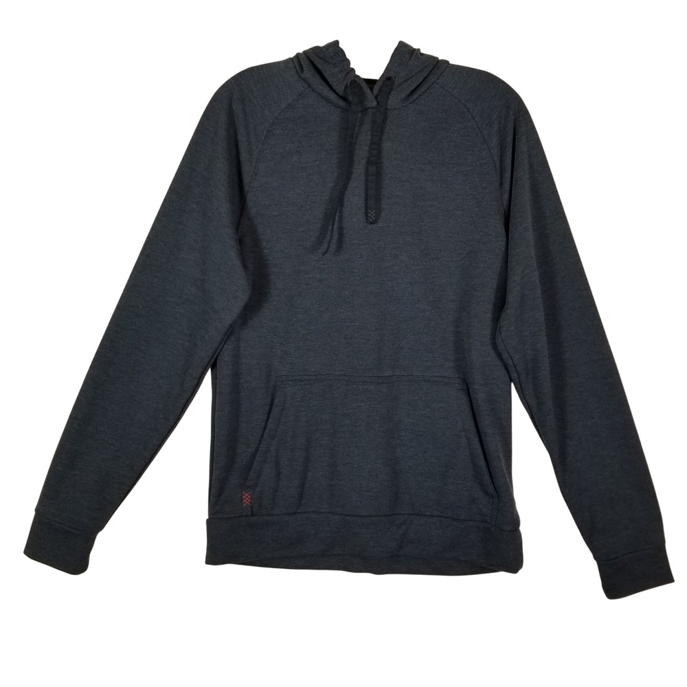 Rhone‎ Reign Hoodie Mens Small Charcoal Heather Grey Performance Pullover S